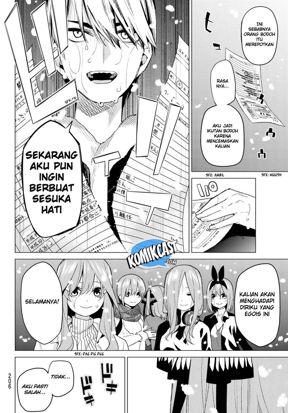 Go-Toubun no Hanayome Chapter 50 Image 16