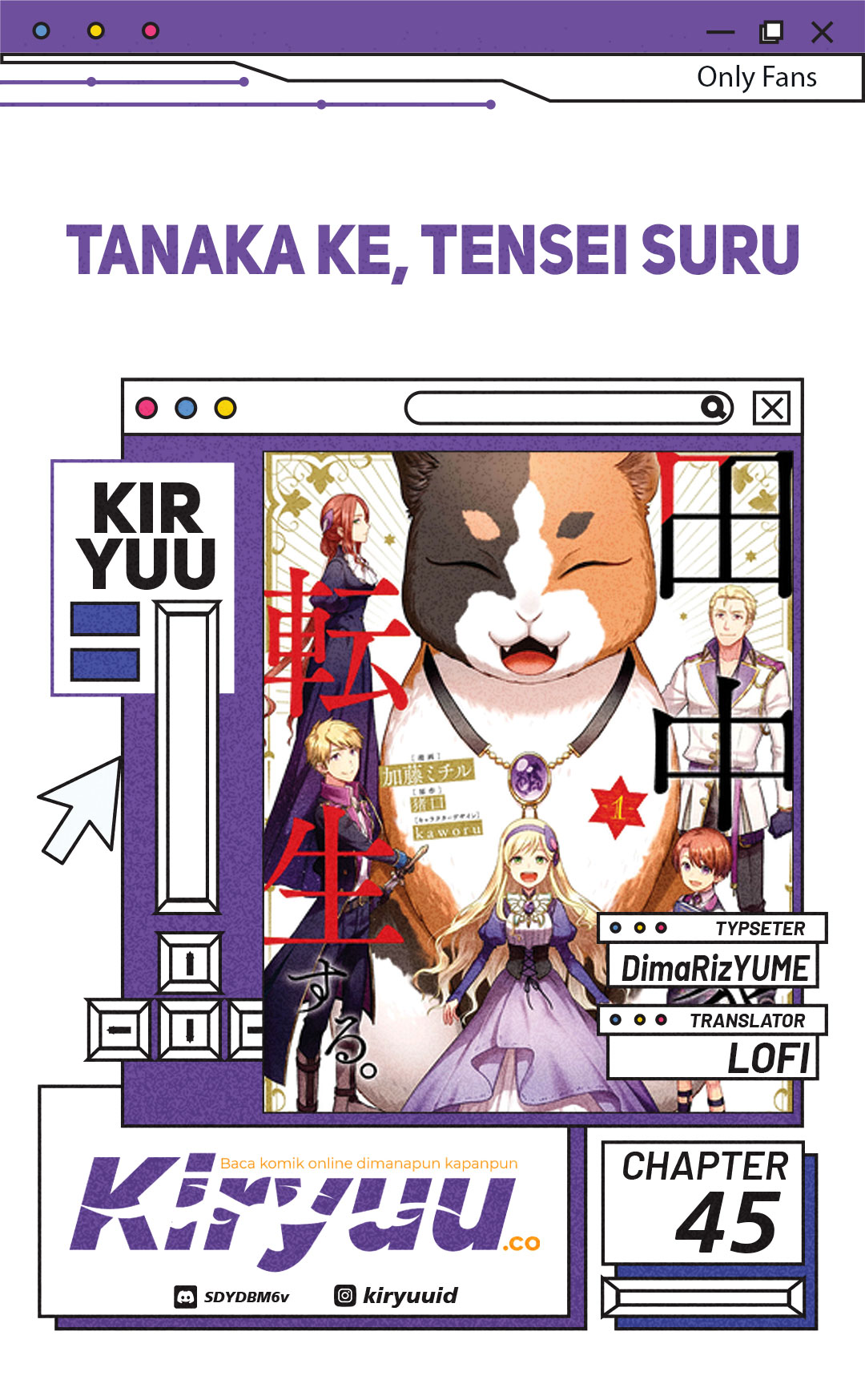 Tanaka ke, Tensei Suru. Chapter 45 Image 0