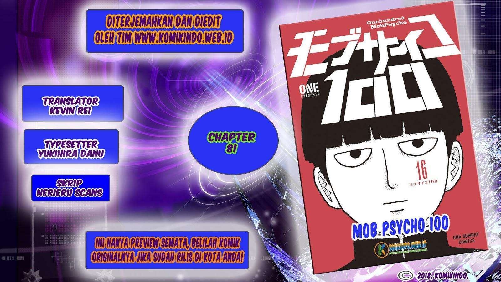 Mob Psycho 100 Chapter 81 Image 0