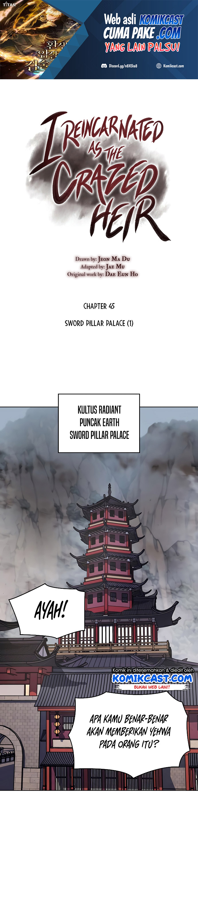 I Reincarnated As The Crazed Heir Chapter 45 Image 1
