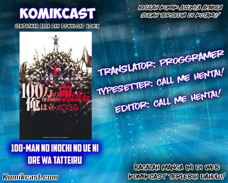100-man no Inochi no Ue ni Ore wa Tatte Iru Chapter 01 Image 0