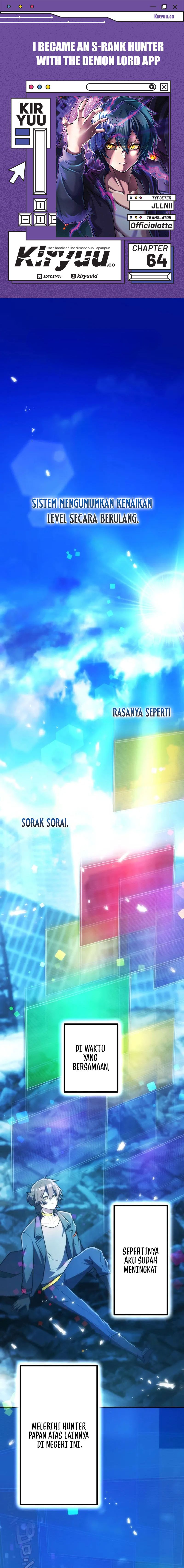 I Became an S-Rank Hunter With the Demon Lord App Chapter 64 Image 0