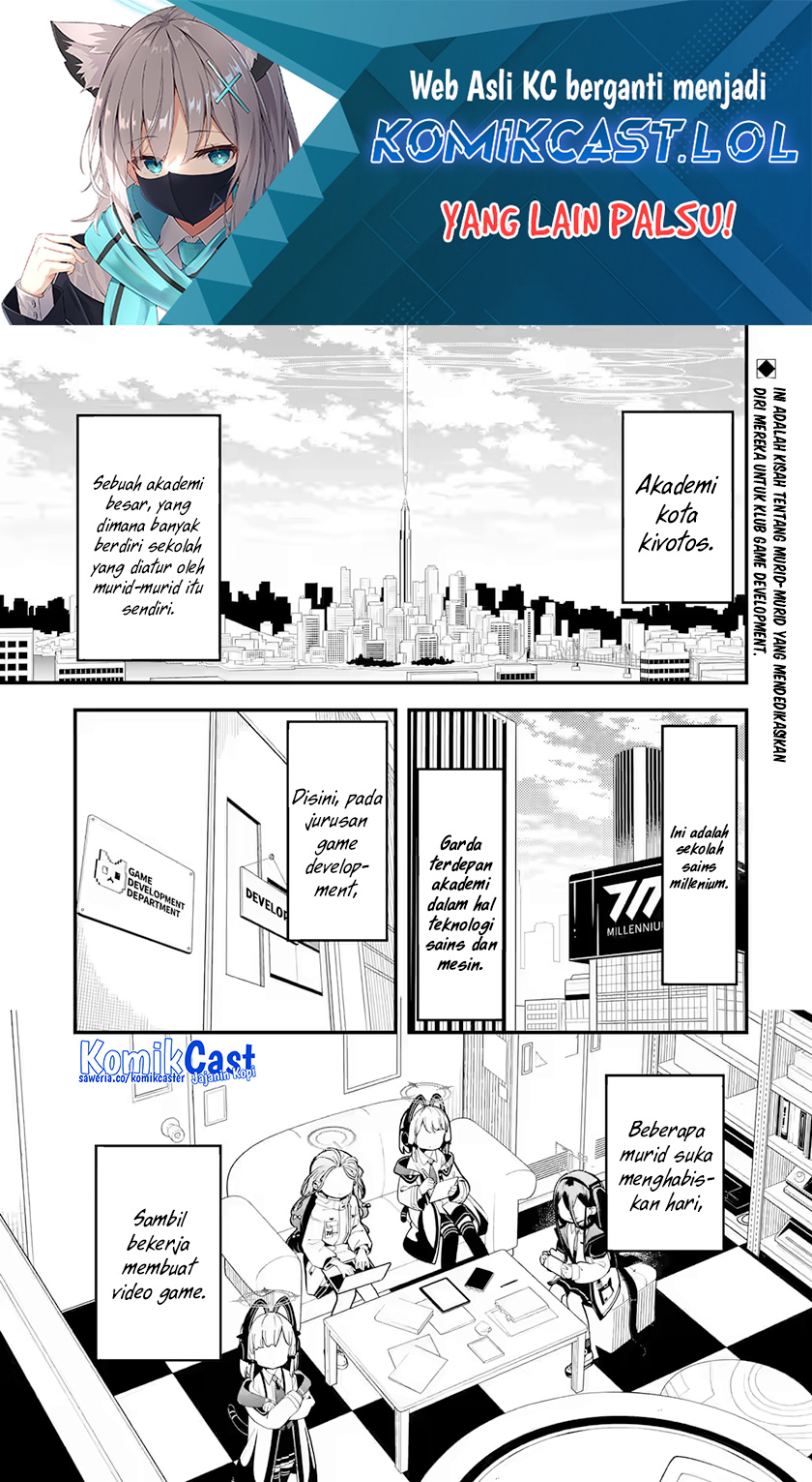 Blue Archive: The Adventure of Game Development Department! Chapter 01 Image 1