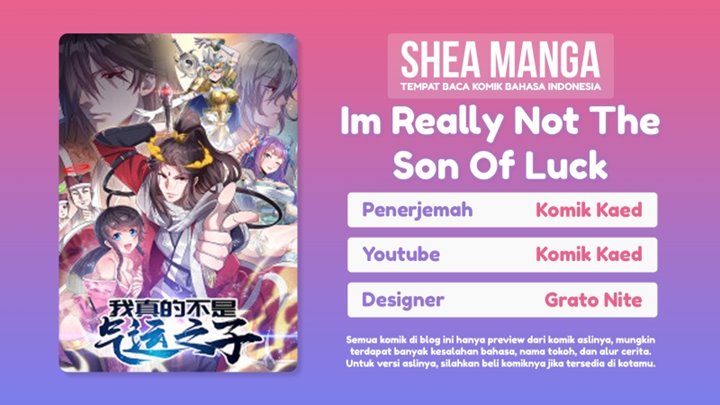 I’m Really Not the Son of Luck Chapter 01 Image 0