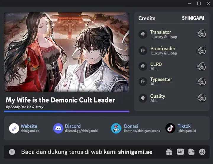 My Wife Is The Demonic Cult Leader Chapter 03 Image 0