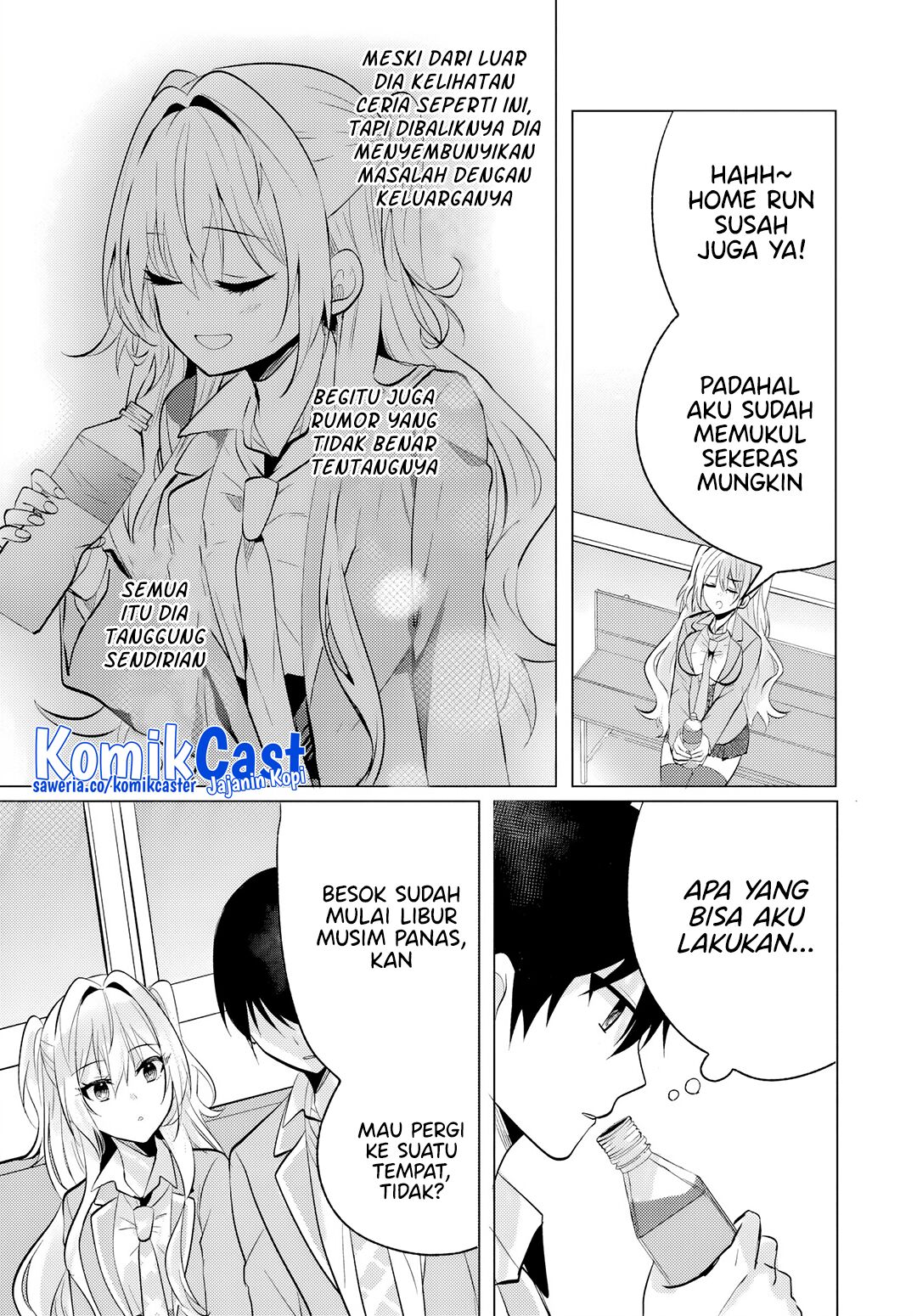 Houkago, Famiresu de, Kurasu no Ano Ko to Chapter 06.2 Image 9