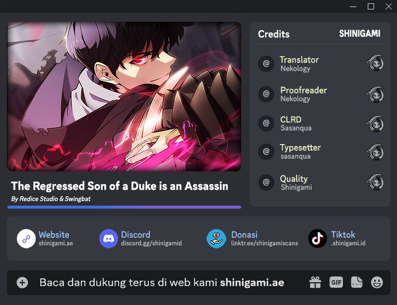 The Regressed Son of a Duke is an Assassin Chapter 46 Image 0