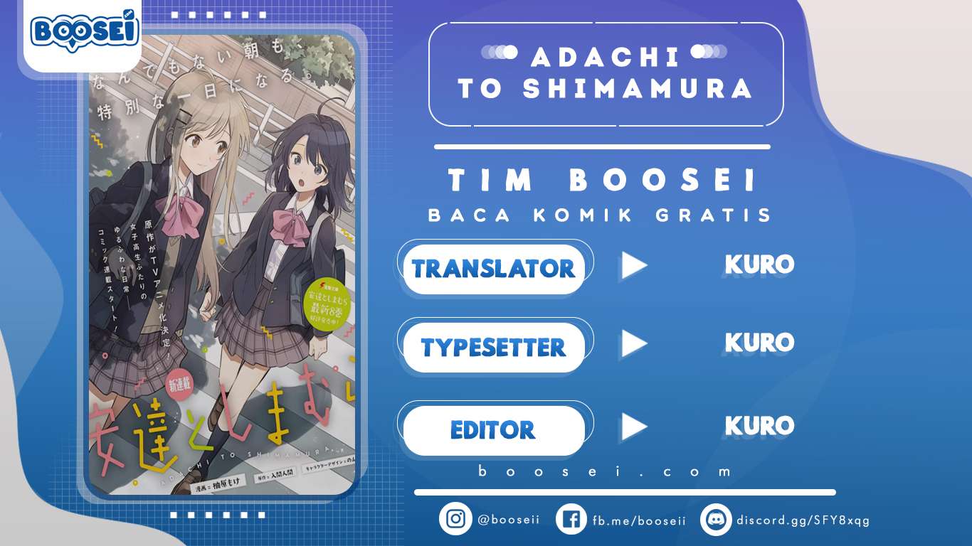 Adachi to Shimamura (YUZUHARA Moke) Chapter 01 Image 0