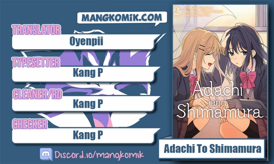Adachi to Shimamura (YUZUHARA Moke) Chapter 19.5 Image 0