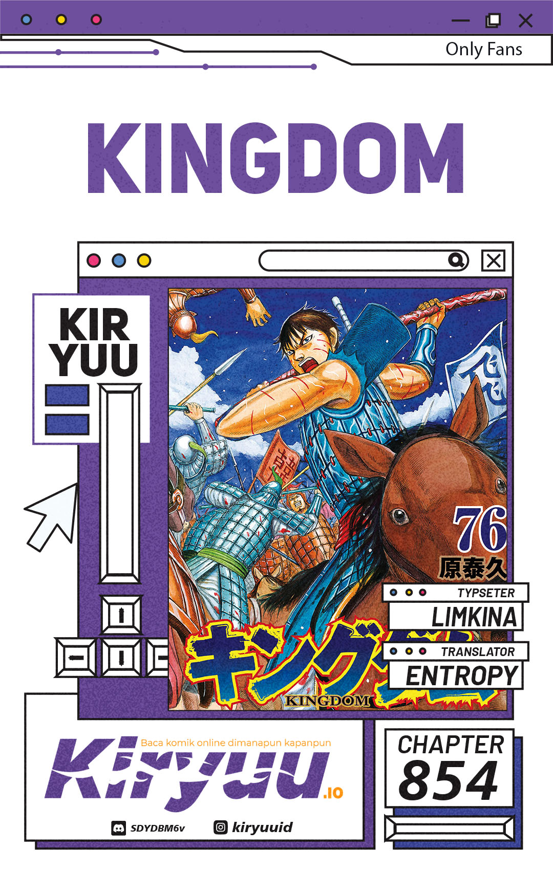 Kingdom Chapter 854 Image 0