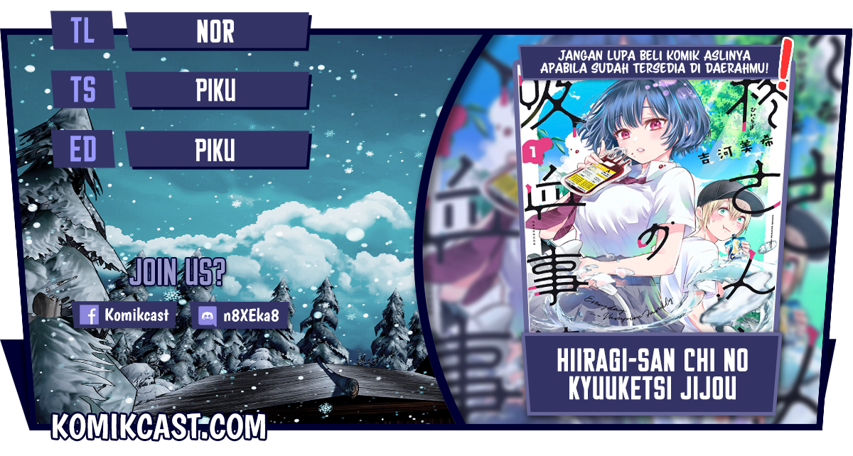 Hiiragi-san Chi no Kyuuketsu Jijou Chapter 06 Image 0