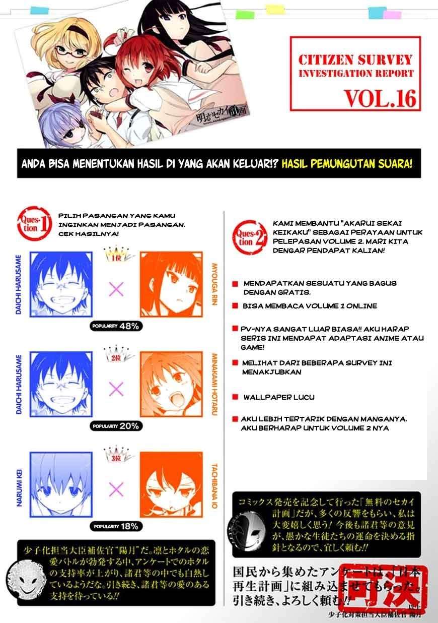 Akarui Sekai Keikaku Chapter 17 Image 1