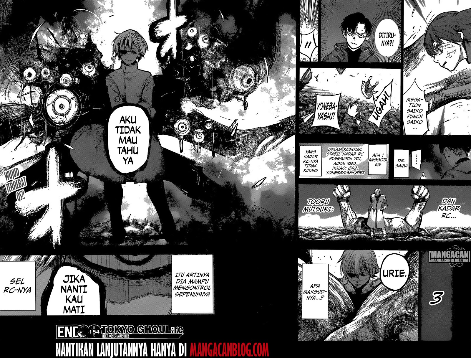 Tokyo Ghoul:re Chapter tokyo ghoulre 154 Image 18