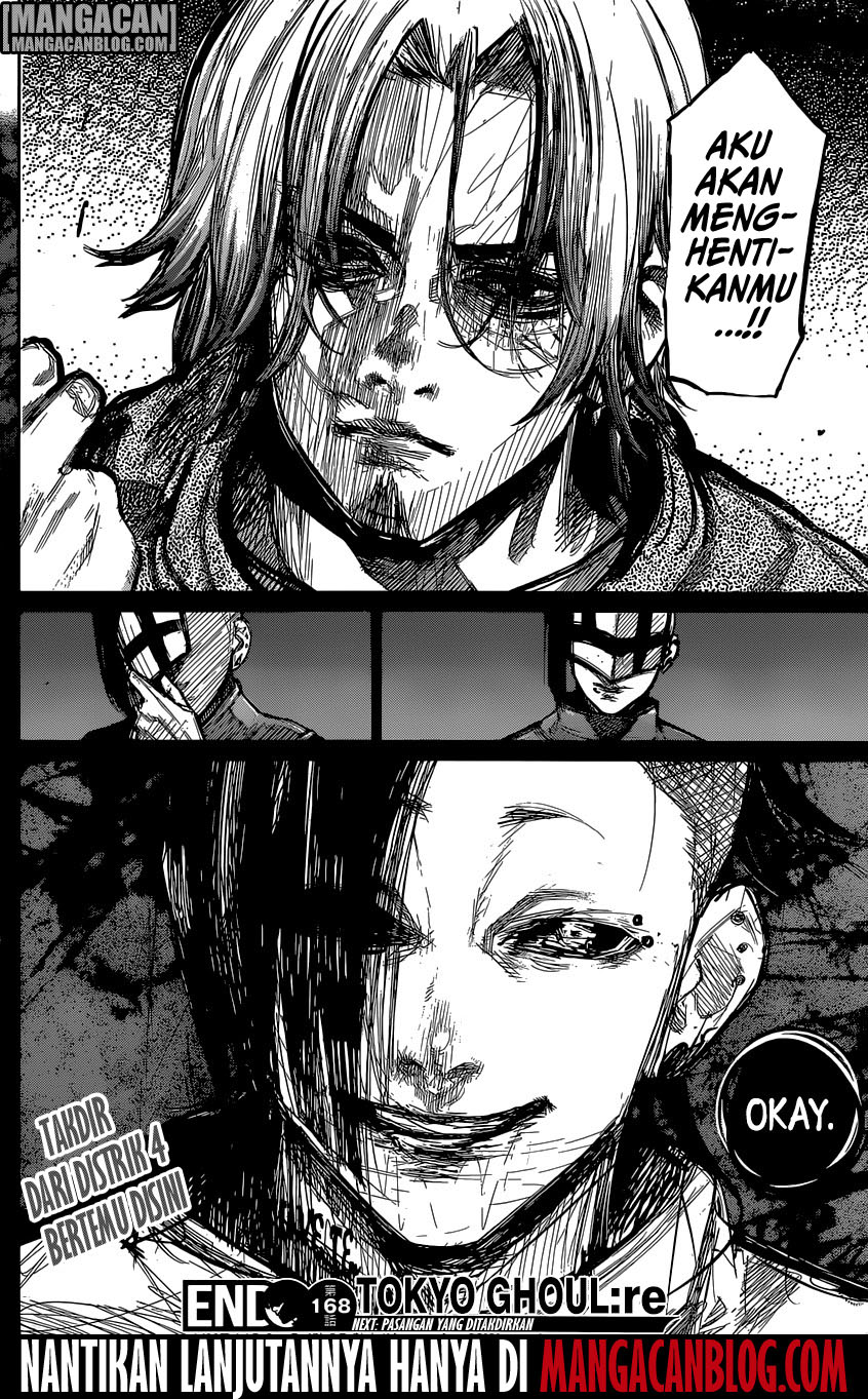 Tokyo Ghoul:re Chapter tokyo ghoulre 168 Image 18