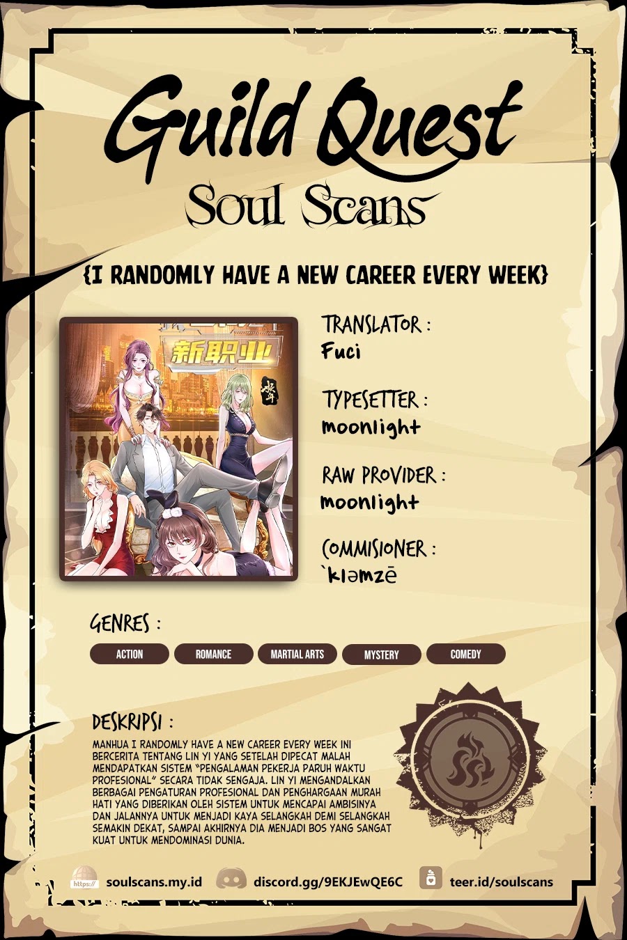 I Randomly Have A New Career Every Week Chapter 484 Image 0