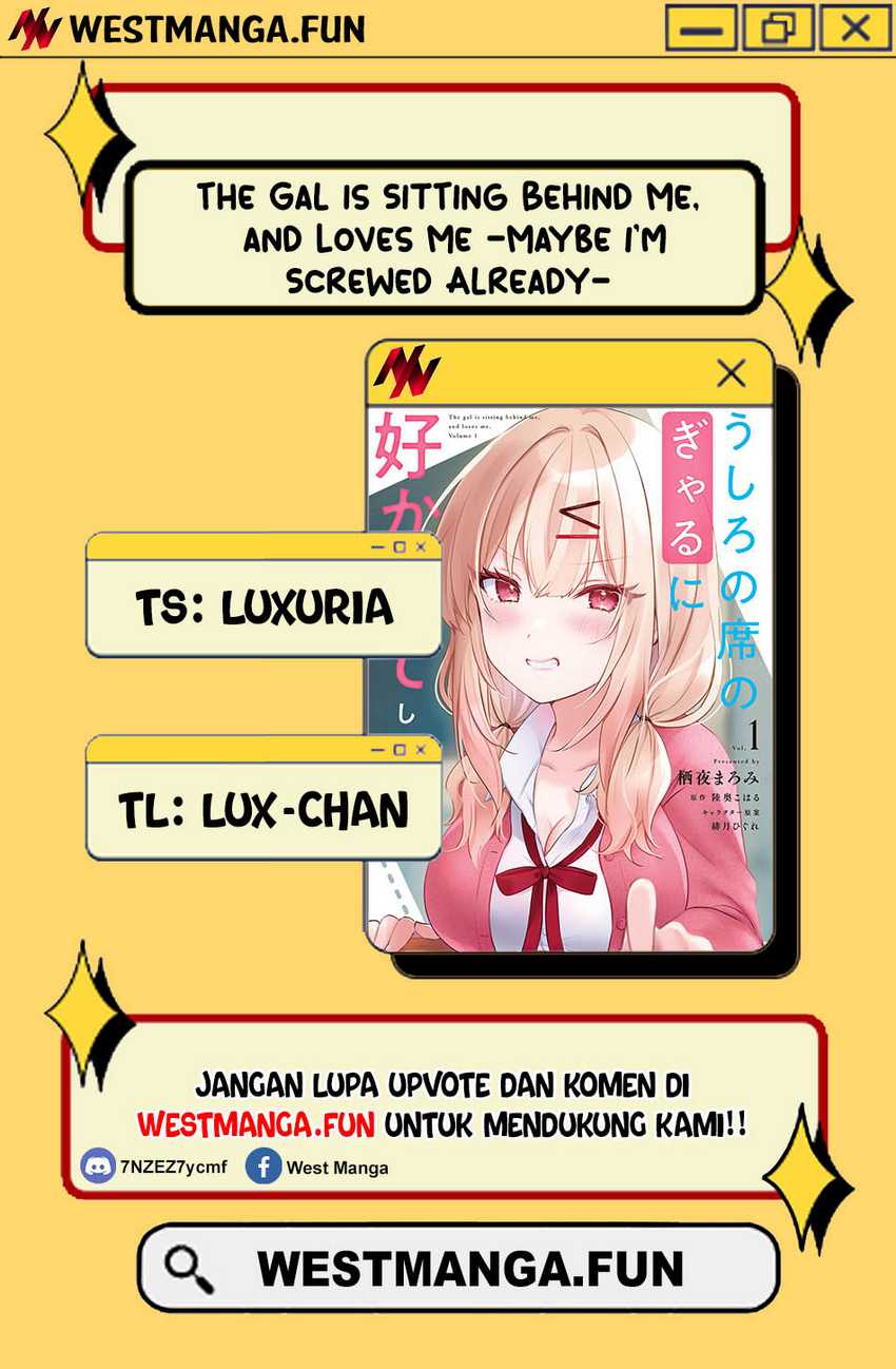 The Gal Sitting Behind Me Likes Me -Maybe I’m Screwed Already- Chapter 10 Image 1