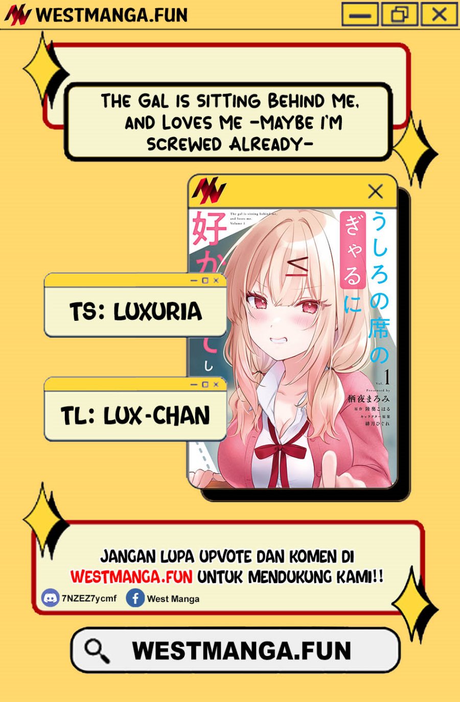 The Gal Sitting Behind Me Likes Me -Maybe I’m Screwed Already- Chapter 16 Image 1