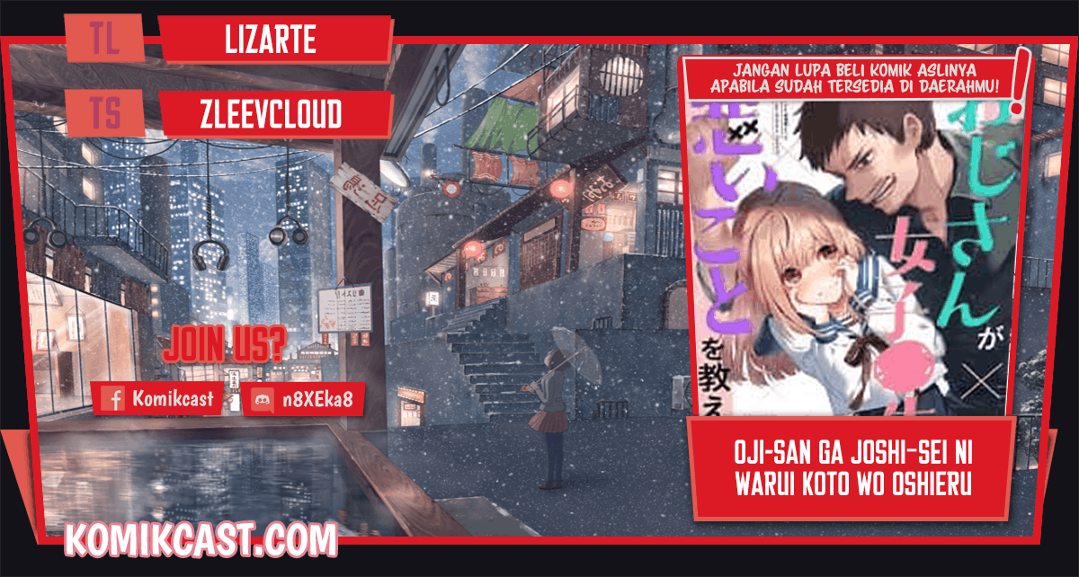 Oji-san ga Joshi sei ni Warui Koto wo Oshieru Hanashi Chapter 22 Image 0