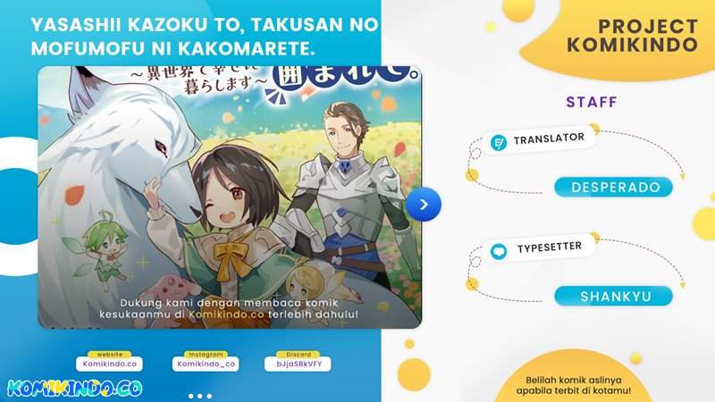 Yasashii Kazoku to, Takusan no Mofumofu ni Kakomarete. Chapter 02 Image 0
