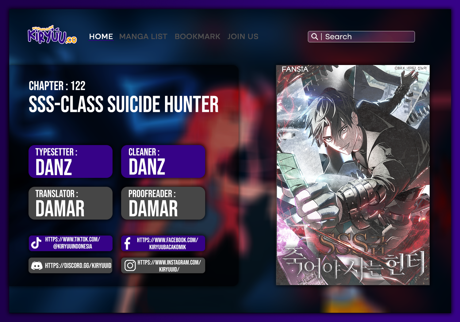 SSS-Class Suicide Hunter Chapter 122 Image 0