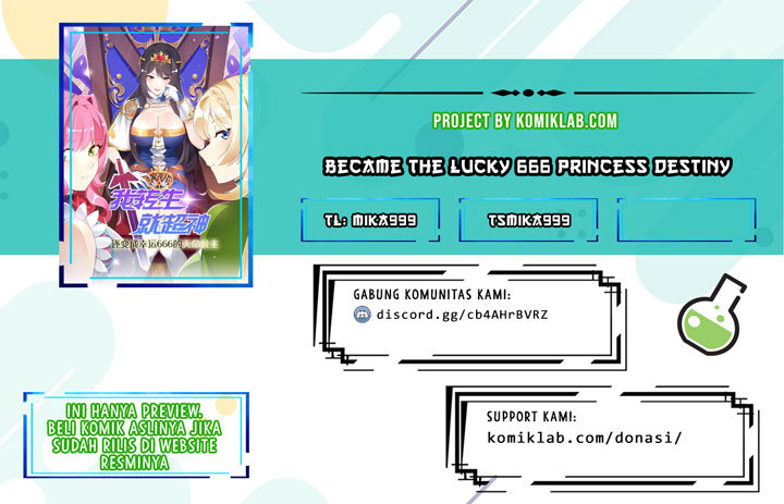 Became The Lucky 666 Princess Destiny Chapter 07 Image 0