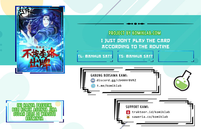 I Just Don’t Play the Card According to the Routine Chapter 13 Image 0