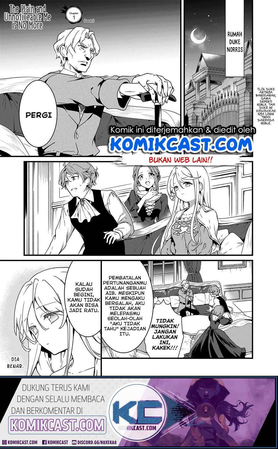 The Plain and Unnoticeable Me Is No More Chapter 01.3 Image 1