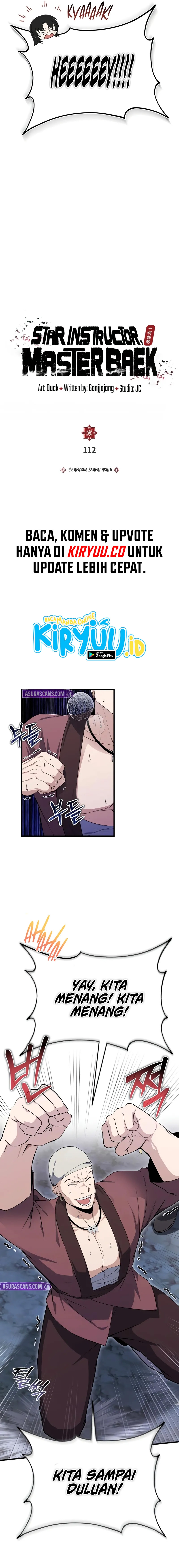 Number One Star Instructor Master Baek (One Hit Teacher, Master Baek) Chapter 112 Image 7