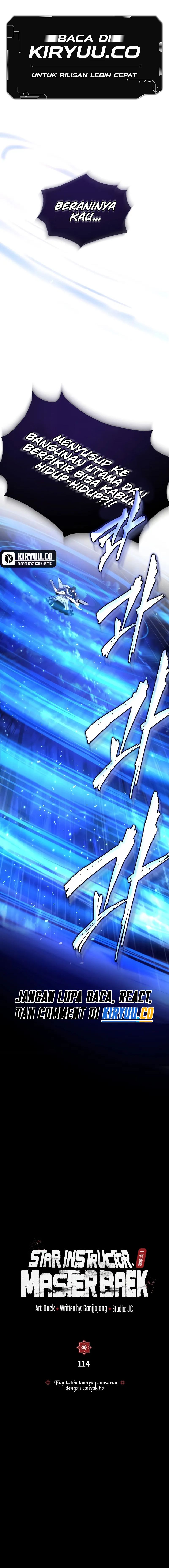 Number One Star Instructor Master Baek (One Hit Teacher, Master Baek) Chapter 114 Image 1