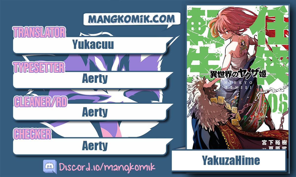 Ninkyou Tensei: Isekai no Yakuzahime Chapter 35 Image 0
