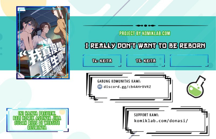 I Really Don’t Want to Be Reborn Chapter 07 Image 0