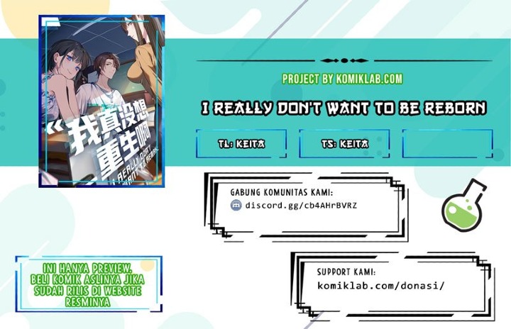 I Really Don’t Want to Be Reborn Chapter 12 Image 0