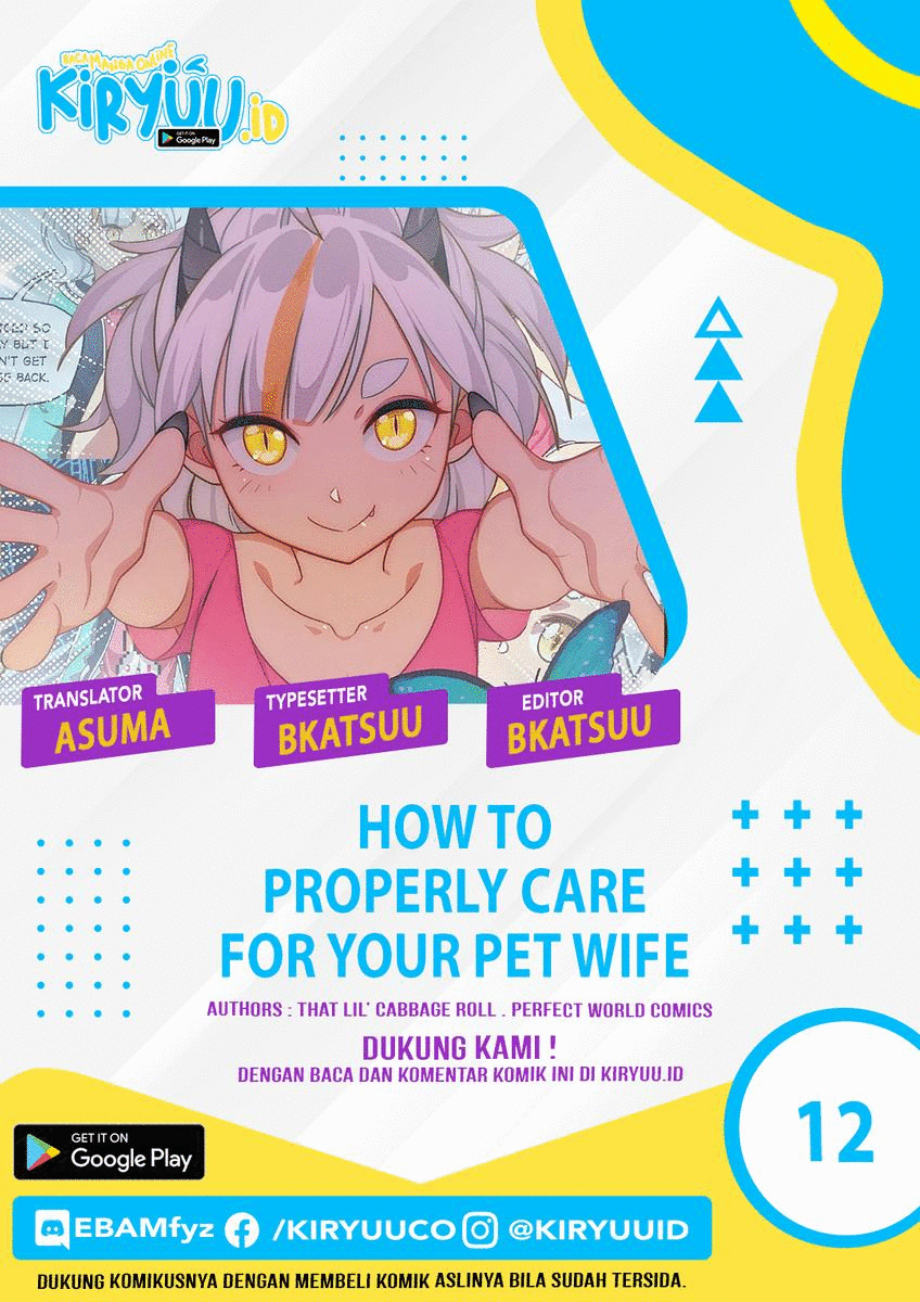 How To Properly Care For Your Pet Wife Chapter 12 Image 0