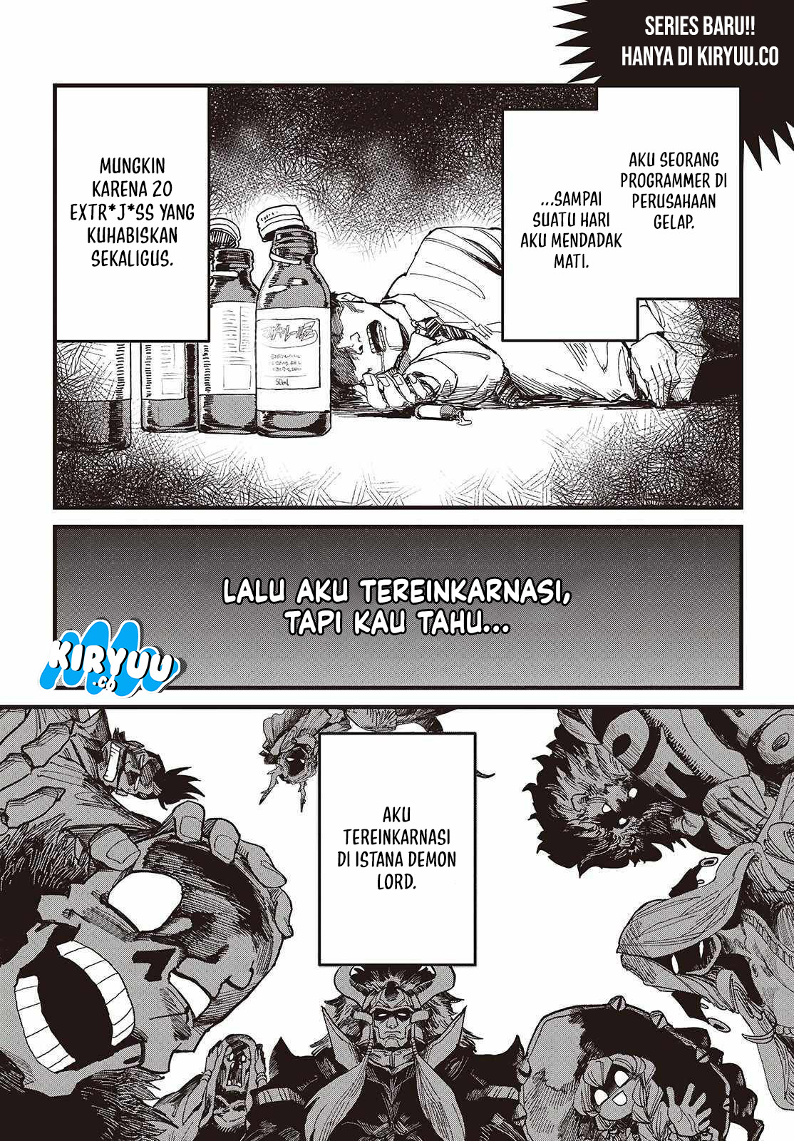 The Hidden Cubs of the Lastboss ~A Former Corporate Programmer Reincarnated in a Demon King’s Castle Is Free to Develop a “Magic Code” at Will.~ Chapter 01 Image 1