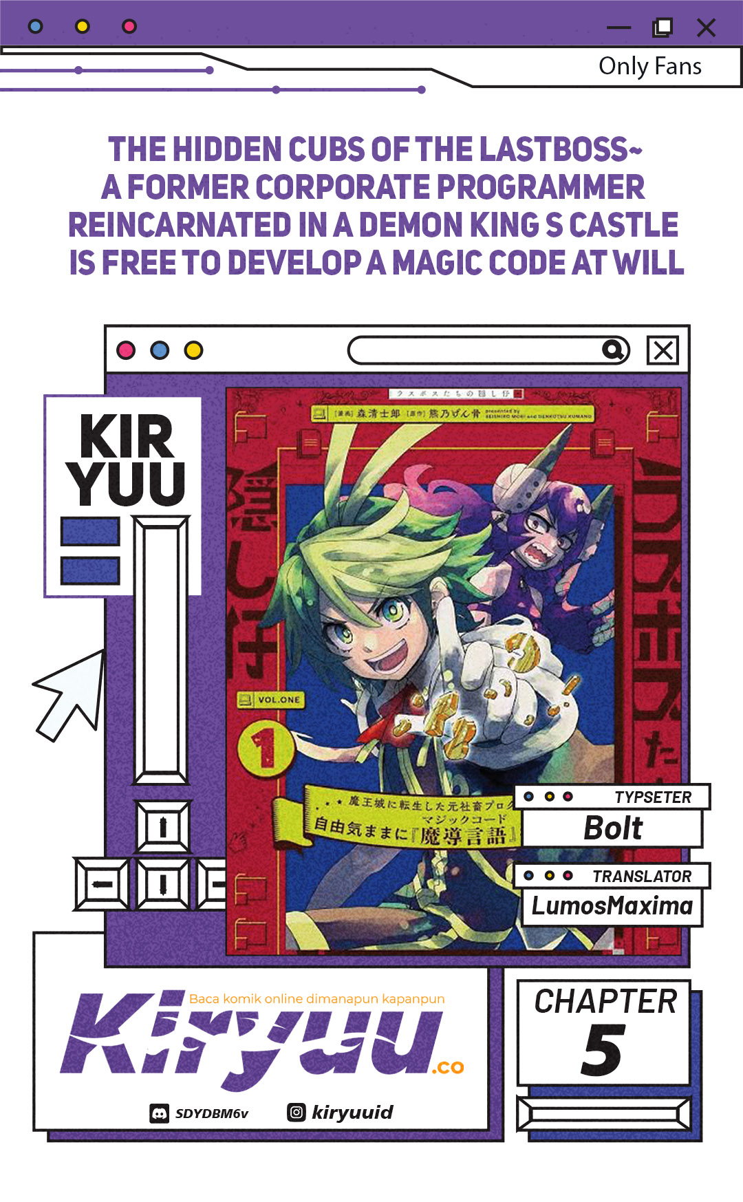 The Hidden Cubs of the Lastboss ~A Former Corporate Programmer Reincarnated in a Demon King’s Castle Is Free to Develop a “Magic Code” at Will.~ Chapter 05 Image 0