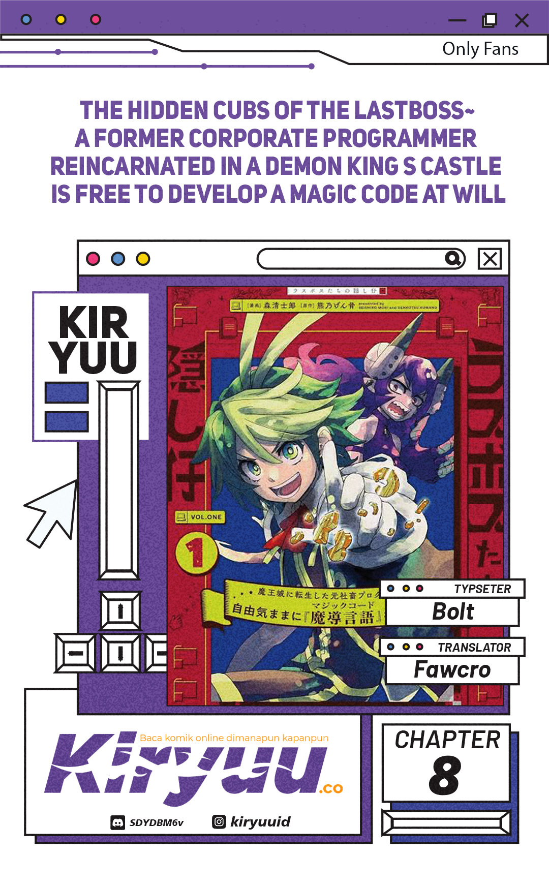 The Hidden Cubs of the Lastboss ~A Former Corporate Programmer Reincarnated in a Demon King’s Castle Is Free to Develop a “Magic Code” at Will.~ Chapter 08 Image 0