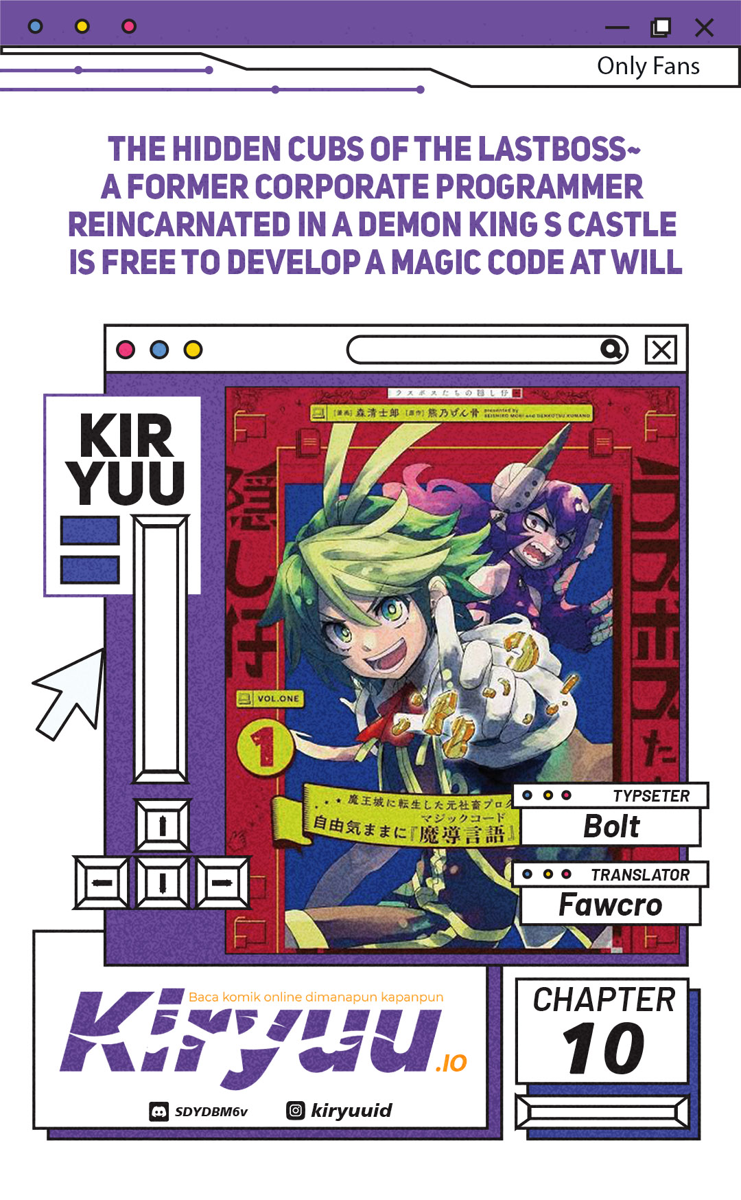 The Hidden Cubs of the Lastboss ~A Former Corporate Programmer Reincarnated in a Demon King’s Castle Is Free to Develop a “Magic Code” at Will.~ Chapter 10 Image 0