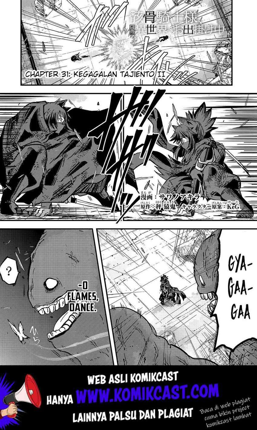 Gaikotsu Kishi-sama, Tadaima Isekai e Odekakechuu Chapter 31 Image 1