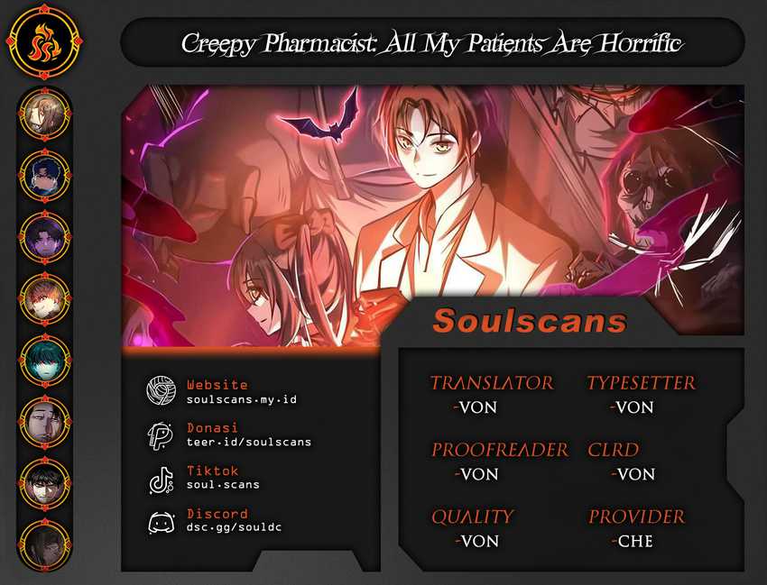 Creepy Pharmacist: All My Patients Are Horrific Chapter 24 Image 0
