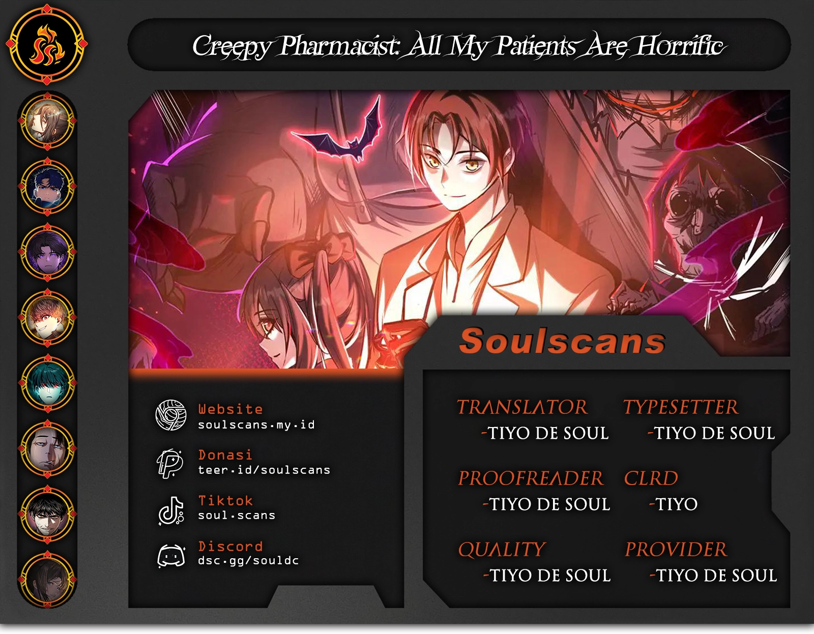 Creepy Pharmacist: All My Patients Are Horrific Chapter 52 Image 0