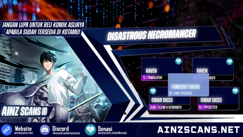 Disastrous Necromancer Chapter 170 bahasa indonesia Image 0