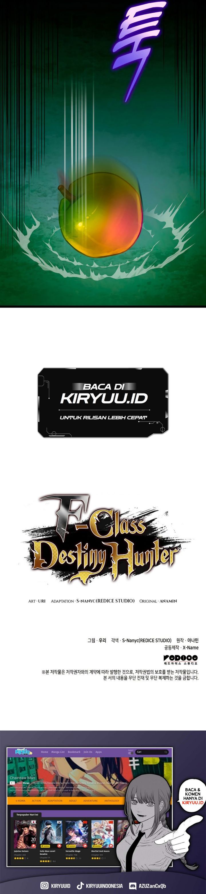 F-Class Destiny Hunter Chapter 27 Image 14