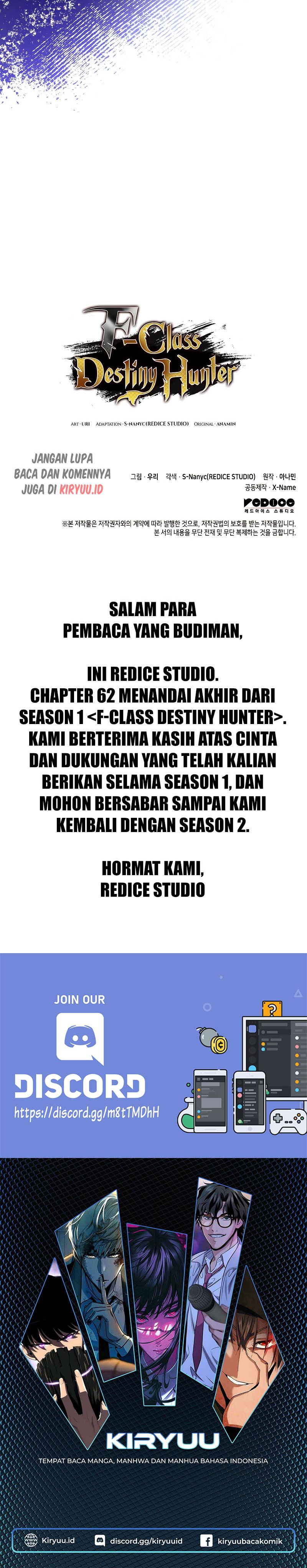 F-Class Destiny Hunter Chapter 62 Image 32