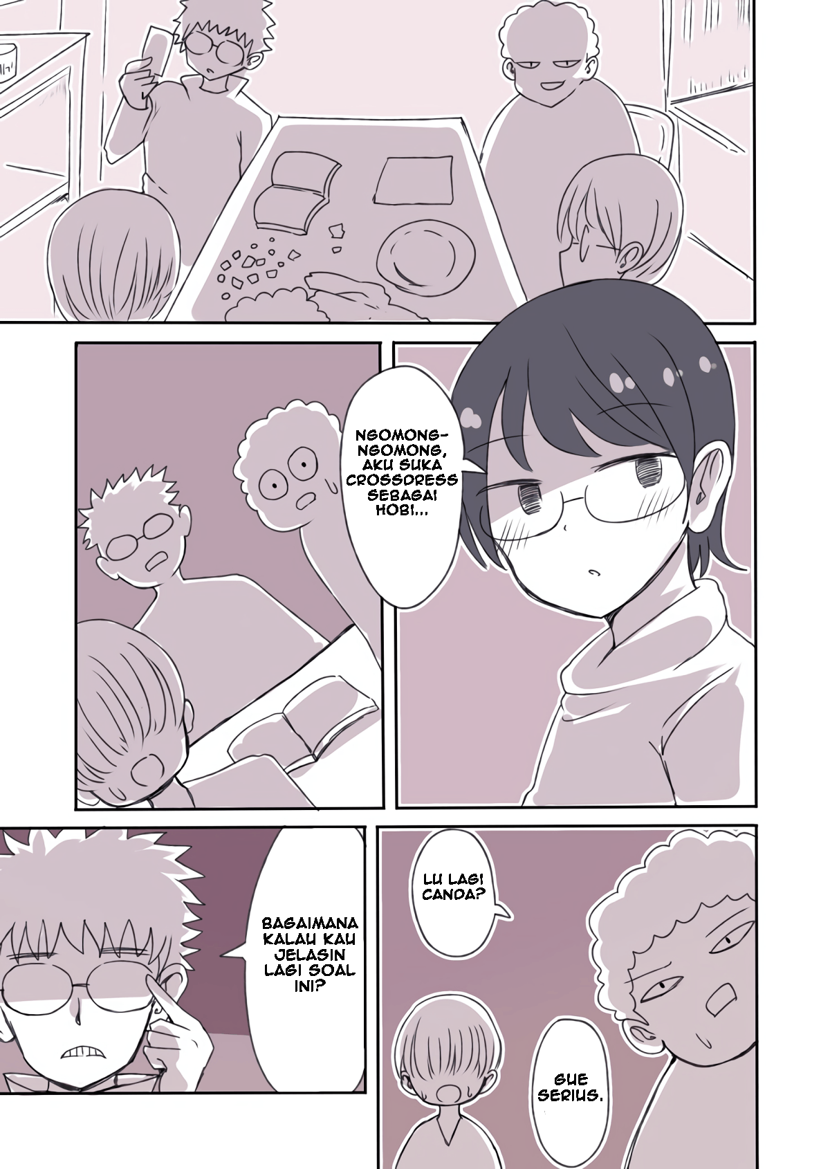 OtaCir no Josou Danshi Chapter 1 Image 0