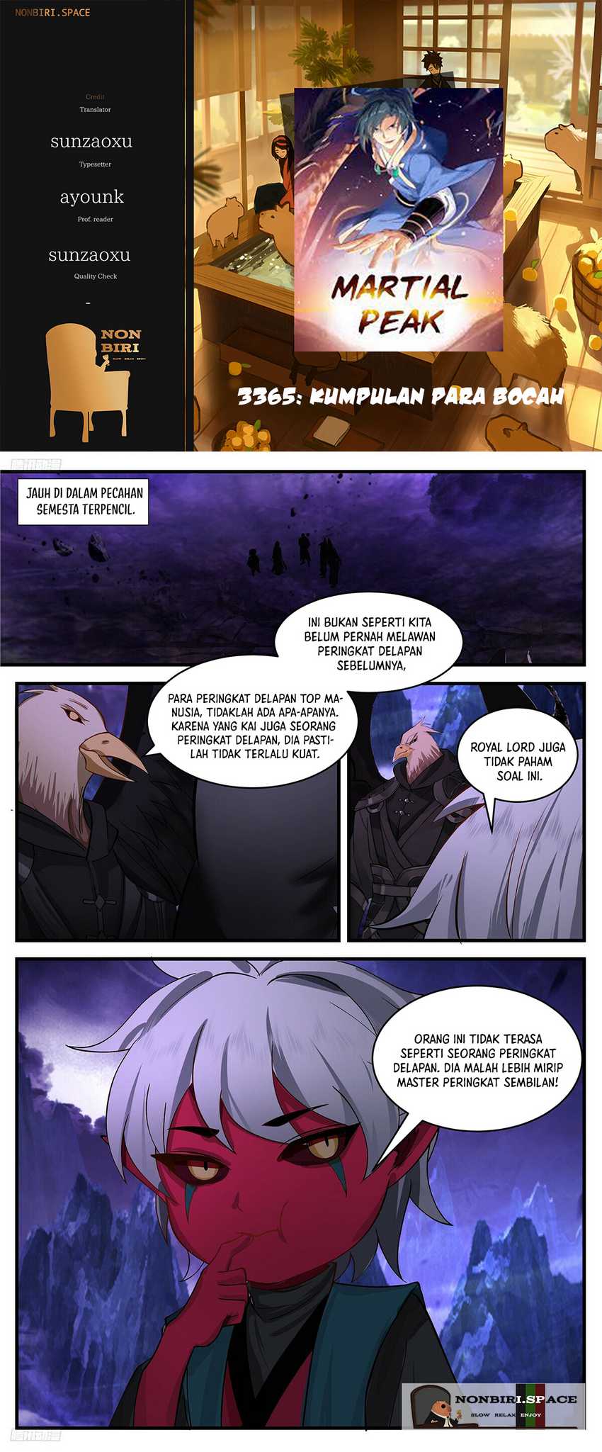 Martial Peak Chapter 3365 Image 0