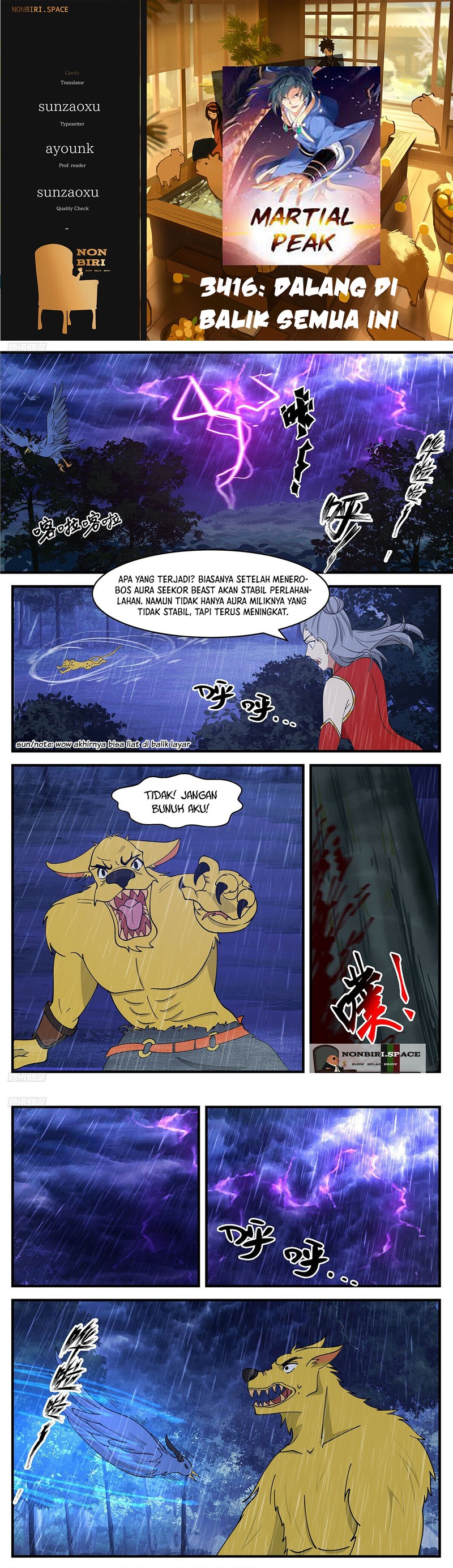 Martial Peak Chapter 3416 Image 0