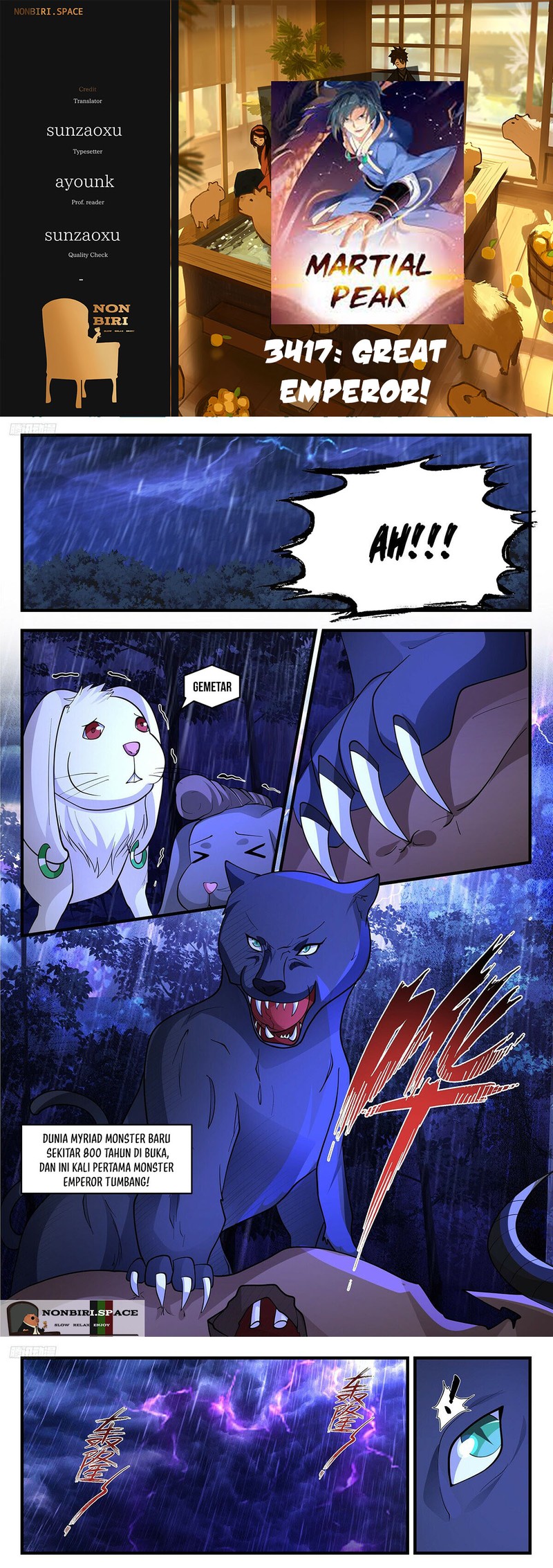 Martial Peak Chapter 3417 Image 0
