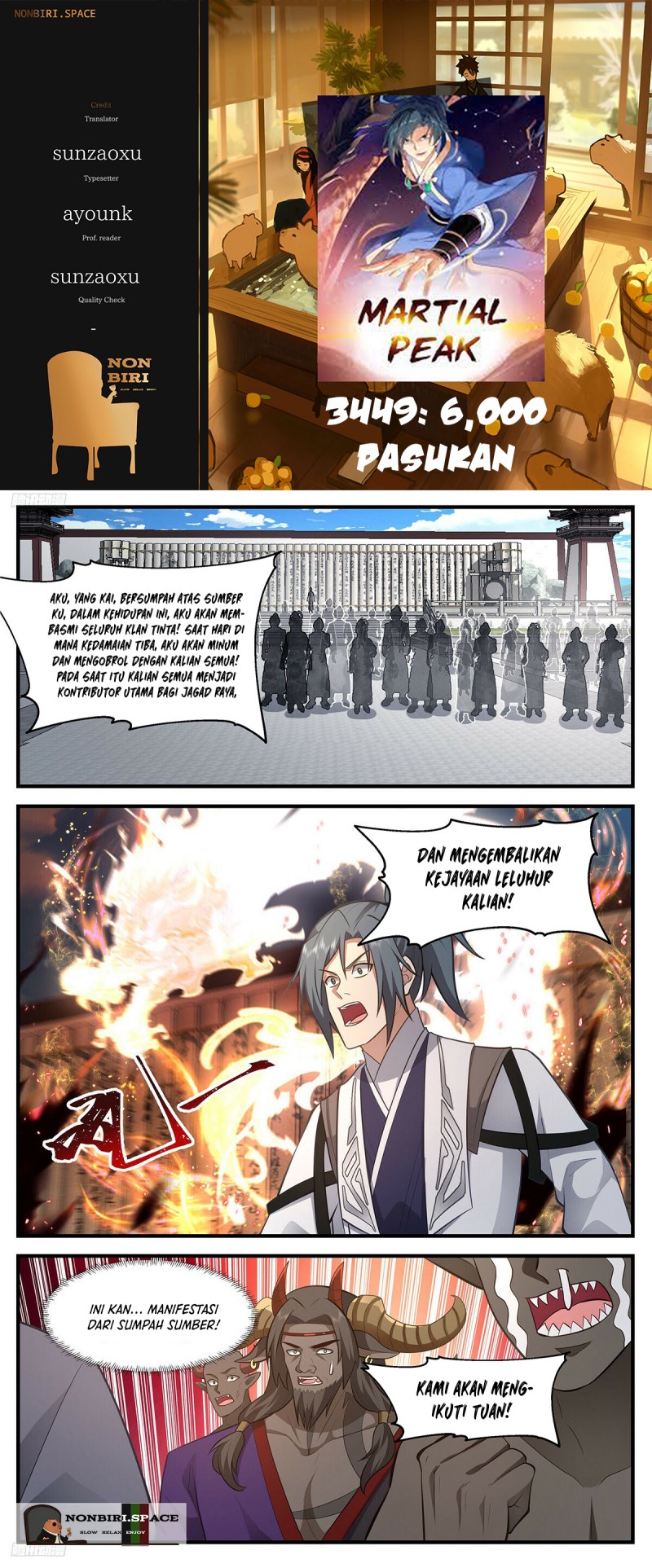Martial Peak Chapter 3449 Image 0