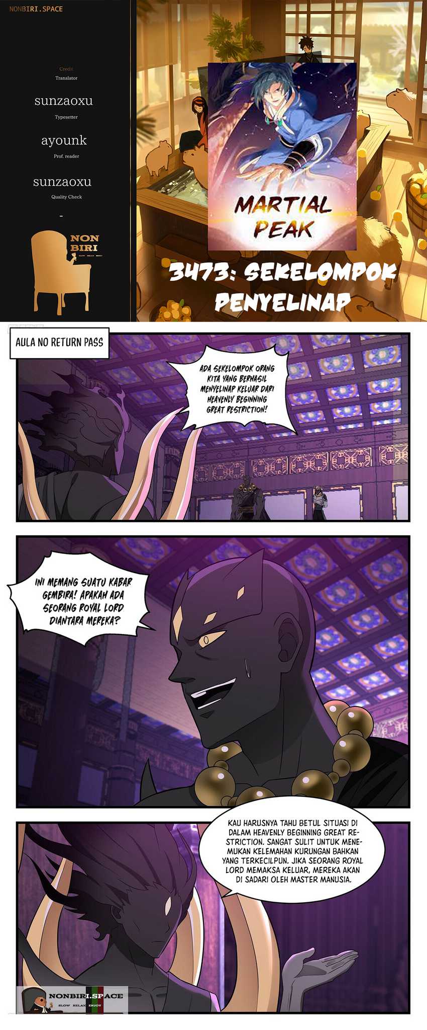 Martial Peak Chapter 3473 Image 0