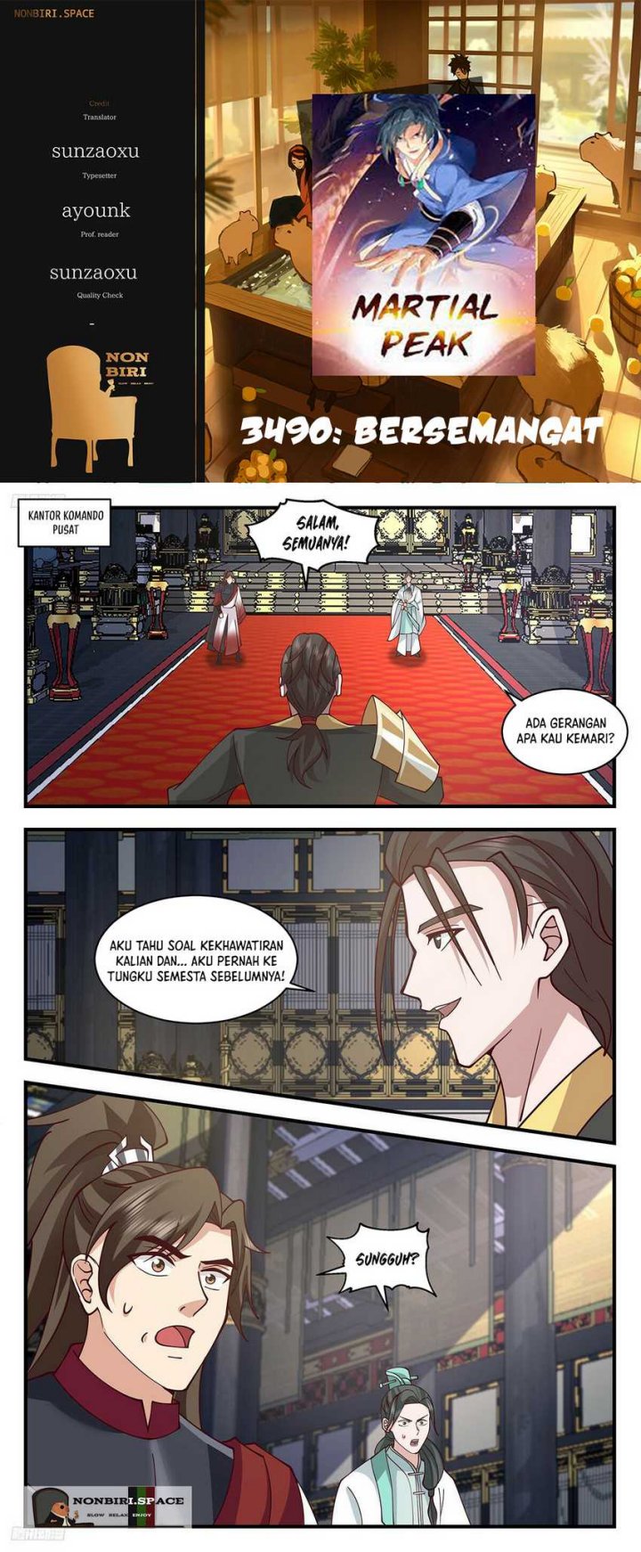 Martial Peak Chapter 3490 Image 0